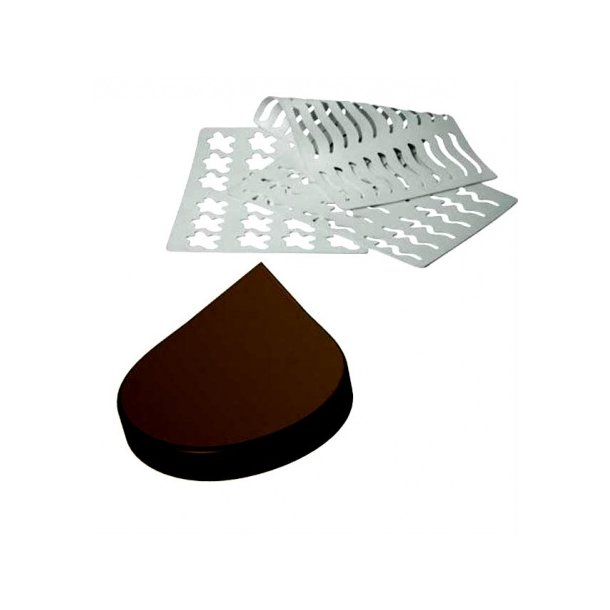 Drbe silikonemtte til chokoladepynt og dekoration