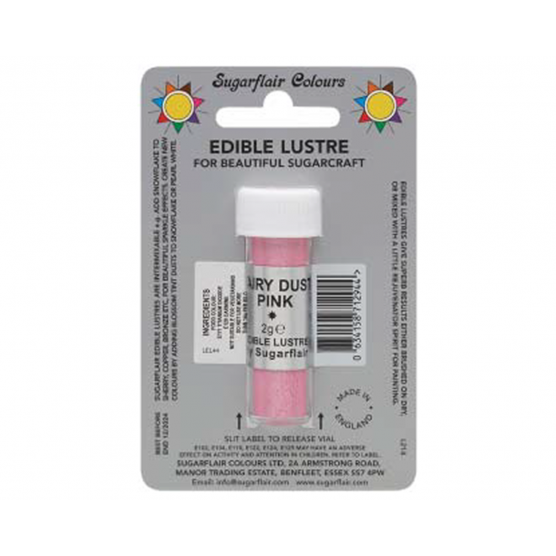 Fairy Dust Pink Edible Lustre Glitter 2g